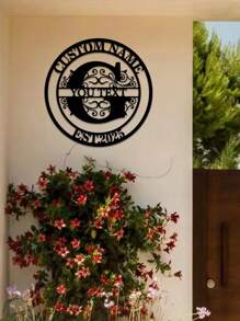 1 Fine Metal Art Logo - Personalized Last Name Logo, Name Design, Home Decoration With Custom Initials Thumbnail, Classic Style, Durable Wall-Mounted Wall Art Decoration For Theme Parties, Perfect Heartfelt Gifts For Friends And Family, Customizable Wedding Gifts.,Multi-Functional,Durable,Ornamental,Reusable,Exquisite,Stylish,High-Quality,Colorful,Modern,Custom,Personalized,Unique,Home Decor,Home Decor