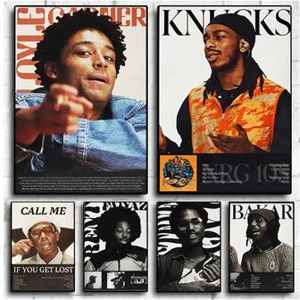 1 st. valfria ramposters väggkonst popmusikstjärnan Loyle Carner Bakar retro 80-tals mockamousse-poster hiphop-posters för vardagsrum kanvasmålning konst heminredning bild, väggkonst med ram