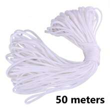 10/50/100M Black Nylon Macrame Cord - Versatile Braided String For Bracelets, Shamballa Rope & Crafts, 0.5-4mm Thickness