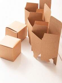 10/30/50pcs Khaki Gift Box With Lid Small Gift Box, Khaki Gift Box Loose, Suitable For Weddings, Parties, Birthdays, Bridesmaids Proposal Boxes, Suitable For Lightweight Gifts