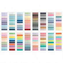 16 Sets X 3200 Sheets Morandi Colorful Index Stickers, Student Stationery Stickers, Office Document Marking Stickers, PET Transparent Sticky Notes, School Supplies, Back To School Supplies - Multicolor - View 8