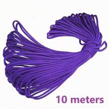 10/50/100M Black Nylon Macrame Cord - Versatile Braided String For Bracelets, Shamballa Rope & Crafts, 0.5-4mm Thickness