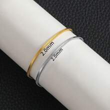 1pc Fashionable Stainless Steel Men's Bracelet, Minimalist Hip-Hop Style, Suitable For Parties And Stylish Jewelry Gifts