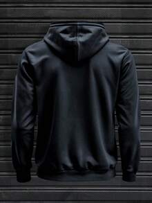 Kit 2 NY Cold Weather Blouse New York Men's Sweatshirt Hooded Sweatshirt With Pocket Kangaroo Warm Jacket - 深灰色 - 查看 6