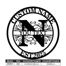 1 Fine Metal Art Logo - Personalized Last Name Logo, Name Design, Home Decoration With Custom Initials Thumbnail, Classic Style, Durable Wall-Mounted Wall Art Decoration For Theme Parties, Perfect Heartfelt Gifts For Friends And Family, Customizable Wedding Gifts.,Multi-Functional,Durable,Ornamental,Reusable,Exquisite,Stylish,High-Quality,Colorful,Modern,Custom,Personalized,Unique,Home Decor,Home Decor