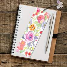 4pcs/Set New DIY Diamond Painting Bookmark With Shining Diamond Area, Suitable For Gift - Multicolor - View 3