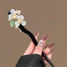 1 Peça Enfeite de Cabelo Estilo Chinês Antigo, Acessório de Cabelo Hanfu Fofo para Meninas - Presilha de Cabelo com Borla, Acessório de Cabelo, Grampo de Cabelo, Modelador de Coque, Peça para Coque, Presilhas para Penteado
