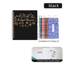 Financial Book, Cash Budget Book, B5 Size, Including Paper Bag, Notebook, Paper House Making, Gratitude, Appreciation And Blessing Plan With Monthly And Activity Flags, Stickers, Etc. Notebook Set (Letter Paper X12/Stickers X4)