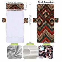 Funda plegable para silla de playa que se puede doblar en una bolsa de hombro, con bolsillos a los lados para guardar gafas y teléfono. Adecuado para silla de playa, toalla, tumbona de piscina. Práctico para llevar accesorios de viaje y artículos de playa - Multicolor - Ver 6