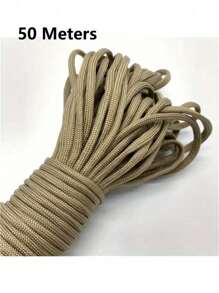 10/50/100M Black Nylon Macrame Cord - Versatile Braided String For Bracelets, Shamballa Rope & Crafts, 0.5-4mm Thickness