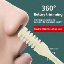 Set di 2 strumenti manuali aggiornati per rifinire orecchie e naso per donne/uomini, trimmer portatile per uso personale, taglianasino/strumento per la pulizia interna dell'orecchio