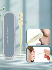 Set di 2 strumenti manuali aggiornati per rifinire orecchie e naso per donne/uomini, trimmer portatile per uso personale, taglianasino/strumento per la pulizia interna dell'orecchio