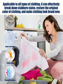 10pcs 5-In-1 Scented Laundry Cleansing Beads, Softener, Stain Remover, Long Lasting Fragrance