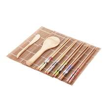 XUANHONG-TECH 13-Piece Complete Sushi Making Kit With Bamboo Mat, Rice Paddle & Chopsticks – DIY Sushi Roller Set For Family Party, Healthy Food Lovers New In 2026! - 彩色 - 查看 6