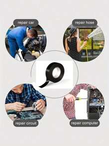 1 rolka 18 m mocna taśma elektryczna, taśma izolacyjna z PVC, wodoodporna taśma elektryczna, izolacja przewodów, mocna samoprzylepna, wysoka lepkość, odporność na zimno, odporność na wysoką temperaturę, wodoodporna i odporna na wilgoć, stosowana do taśmowania wiązek przewodów w samochodach, przez elektryków, majsterkowiczów i właścicieli domów - idealna do napraw i projektów elektrycznych