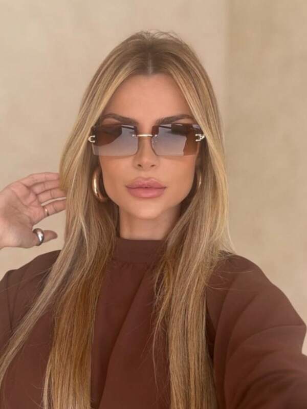 Óculos De Sol  Top Retrô Unissex Luxo Elegante Estiloso