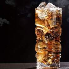 1pc Big Eye Monster Face Tiki Glass, Creative Cocktail/Juice Cup For Restaurant, Bar