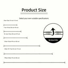 1pc Shower Curtain Rod,Shower Accessories,Tension Rod,Shower Cubicle,No-Punch,Easy To Install,One Side Adjustable Home Bathroom Decor Fall Decor Bathroom Accessories Back To School