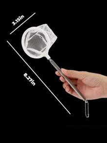 2 Different Shapes Fishing Net Small Square Circular Stainless Steel Retractable Fishing Net 3D Stereoscopic Fishing Net Suitable For Ornamental Fish, Outdoor And Portable - Multicolor - View 3