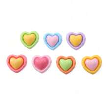 New Two Tone Bright Face Love Resin Accessories DIY Hair Clips, Hair Clips, Accessories For Water Cups, Refrigerators, Surface Mounted Accessories