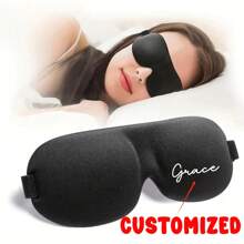 1 pièce Masque pour les yeux léger et respirant, Masque pour les yeux 3D doux et confortable adapté pour le sommeil, la sieste, les voyages, le travail de nuit, le yoga et la méditation