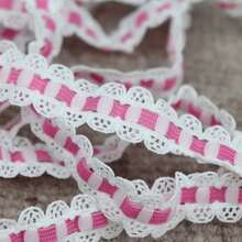 1.7cm Width Stretchy Lace Trim Elastic Band For DIY Handmade Craft Decoration Sewing Accessories