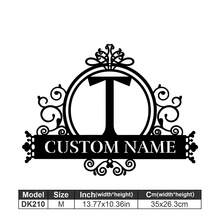 1 Logotipo de arte en metal fino - Logotipo personalizado con apellido, diseño de nombre, decoración del hogar con iniciales personalizadas en miniatura, estilo clásico, decoración de pared duradera montada en la pared para fiestas temáticas, regalos entrañables perfectos para amigos y familiares, regalos de boda personalizables, multifuncional, duradero, ornamental, reutilizable, exquisito, elegante, de alta calidad, colorido, moderno, personalizado, único, decoración del hogar, colgantes de pared personalizados - Multicolor - Ver 26