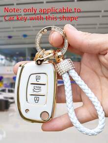 [2 件/套] 现代汽车钥匙保护套，多种款式适合各种场景，防刮擦、防震 - 多色-均碼 - 查看 18