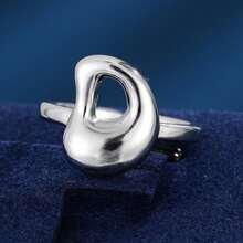 1 Creative Letter Design With Adjustable Opening For Women's Ring - Multicolor - View 56