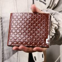 11 件礼盒套装，时尚手表+商务钱包+优质皮带+精美手链 3 串+签名笔+领带+领带夹+袖扣+精美礼盒，送给爸爸和男朋友的礼物，父亲节，派对礼物，生日礼物，纪念品 - 咖啡棕 - 查看 4