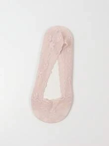 3/6 Pairs Women Candy Color Lace Sheer Socks, Lightweight Breathable Knitted Fabric,Invisible Socks For Daily Wear, Commuting, Party, Dating, Holiday Gift (No Paper Card) - Multicolor - View 6