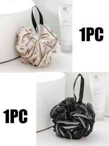 4PCS High-Grade Bath Ball, New Bath Flower, Soft And Durable Cute Girl Bath Ball, Bath Back Rubbing Bath Ball, Loofah Bath Ball, Soft Loofah Bath Ball, Loofah Bath Ball Towel With Drawstring, Body Bath Sponge, Loofah Bath Towel For All Skin Types