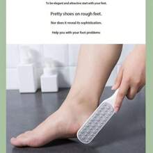 1pc Double-Sided Natural Pumice Stone, Easy To Remove Calluses And Dead Skin! Made Of Natural Materials, Won't Hurt The Feet. Bathroom Essential To Keep Your Feet Clean And Comfortable.