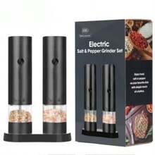 RAF Novo Moedor Elétrico de Sal e Pimenta Recarregável por USB, Granulosidade Ajustável, Grande Capacidade, Moedor de Especiarias Automático, Utensílio de Cozinha