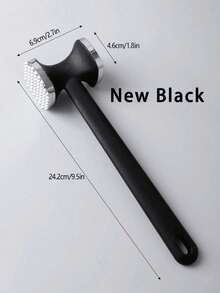 1/2pcs New Household Double-Sided Meat Hammer Aluminum Alloy Steak Hammer Meat Cutting Hammer Steak Meat Hammer Chopping Hammer Household Pork Chop Meat Hammer - Multicolor - View 3