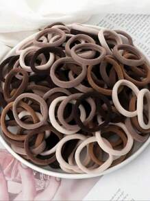 20pcs/50pcs Plain Headbands Set, Minimalist Style Hair Accessories, Versatile Casual Hair Bands Suitable For Thick Hair Back To School