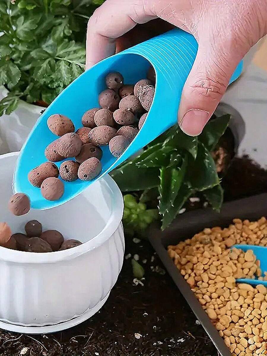 1 件/2 件/5 件/10 件多功能耐用花园/客厅花盆、花盆铲、多肉植物土铲、园艺工具、用于园艺、装饰性盆栽容器 - 彩色 - 查看 1