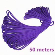 10/50/100M Black Nylon Macrame Cord - Versatile Braided String For Bracelets, Shamballa Rope & Crafts, 0.5-4mm Thickness