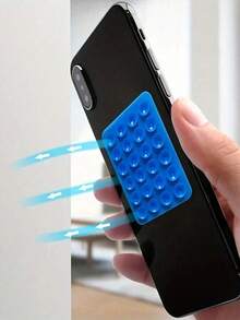 1 chiếc Giá đỡ điện thoại hình vuông bằng silicon đa chức năng có 24 lỗ, độ bám dính cao, phù hợp với nhiều tình huống khác nhau, ngăn điện thoại rơi - Nhiều màu - Xem 10