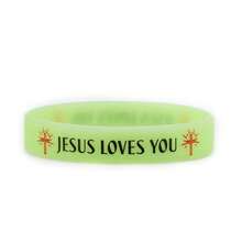 1pc Slogan Print Glow-In-The-Dark Silicone Couple Bracelet - Silicone Bracelet - View 15