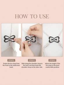 Bra Strap Clips,Bra Clips For Back, Bra Clip For Conceal Straps And Cleavage Control,Sports Bras Ajustadores For Women,Bra Strap Holder Clips For Racerback, Anti-Slip Bra Straps Holder, Buckles Cleavage Control Clips For Bra,Travel Accessories,Travel Essentials,Travel Must Haves Summer Cooling,Beach,Travel - Multicolor - View 5