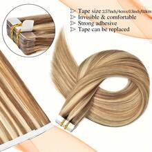 20 片装真人雷米胶带，无缝直发渐变混合 - 适合所有类型的自然外观