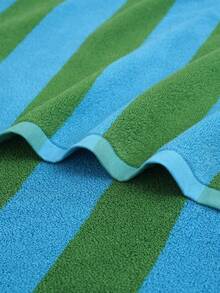 QIBHI 3/1pc Colorful Striped Terrycloth 100% Cotton Bath Towel/Washcloth, Absorbent Face Towel, Suitable For Bathroom, Hotel, Gym, Travel, Gift, Salon, Sports, Outdoor, Beach, School, Back To School, Travel Accessories, Home Essentials