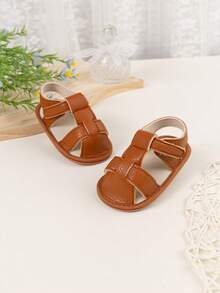Fashionable Infant Non-Slip Flat Sandals With Breathable, Comfortable Rubber Sole