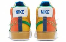 Zoom Blazer Mid Edge SB 'Multi-Color' Safety-Orange University-Gold White Lucky-Green Sneakers Men DA2189-800 - Multicolor - View 5