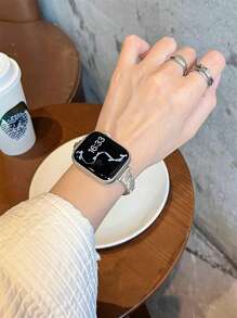 Neuer gebürsteter Blumenarmband-Riemen kompatibel mit 38/40/41/42/44/45/46/49mm I Watch Riemen I Watch Riemen I Watch Riemen I Watch Riemen I Watch Riemen Ultra/S10/9/8/7/6/5/4/3/2/1