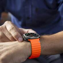 W&O Smartwatch (Answer/Make Calls)-1.43 Inch Smart Watch For Women & Men With 100+ Sports Modes, Fitness Activity Tracker Pedometer, Compatible With Android And IOS, Perfect Gift For Family And Friends, Suitable For Festival Gift - 橘色 - 查看 3