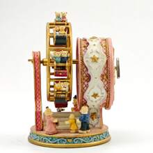 Rotary Ferris Wheel Resin Music Box, Decor Ornament, Gift For Birthday, Holiday, Anniversary