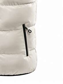 New Winter Men Outdoor Sports Climbing Padded Vest With Detachable Hood, Thicked Warm Casual Jacket Vest