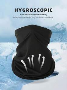 1 件装多用途头巾骑行围巾骑行头巾男女颈罩防晒冰丝户外钓鱼徒步头饰面罩